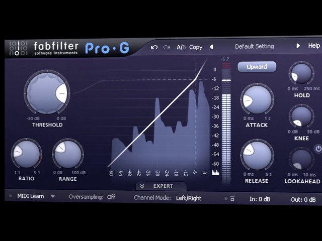 Image for Introduction to FabFilter Pro-G expander/gate