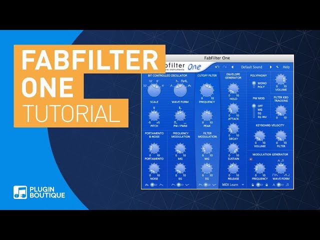 Image for Fabfilter One Synth Tutorial | Chill Out Trip Hop Dirty Bass Patch