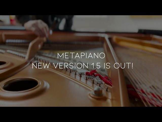 Image for MetaPiano 1.5 - New updated version available