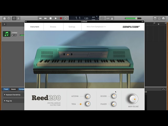 Image for Reed200-V2 Modeled Electric Piano - Sound and user interface quick test