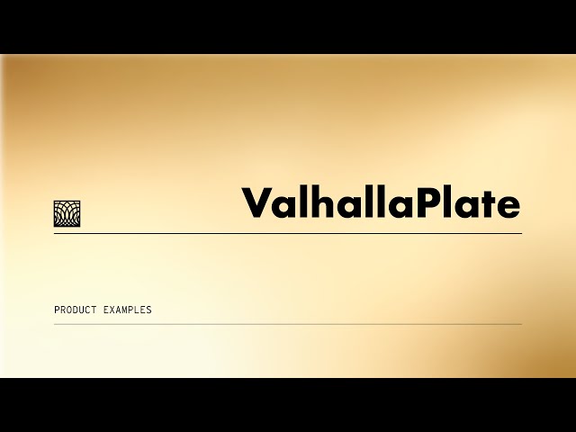 Image for ValhallaPlate Demo