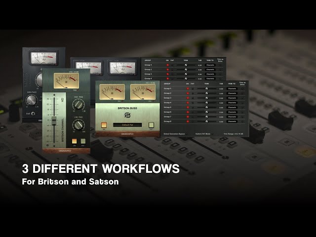 Image for Britson and Satson: 3 Different Workflows - Sonimus