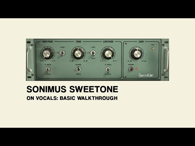 Image for Sweetone on Vocals: Basic Walkthrough - Sonimus