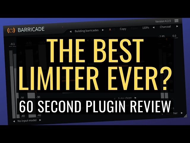 Image for Toneboosters Barricade v4 - 60 Second Plugin Review