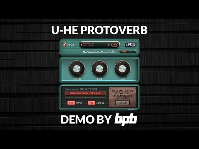 Image for U-He Protoverb DEMO (FREE Reverb VST/AU/AAX Plugin)