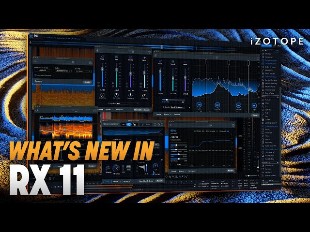 Image for Introducing iZotope RX 11: what's new in the definitive toolkit for audio repair