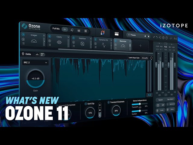 Image for What's new in iZotope Ozone 11 | audio mastering software